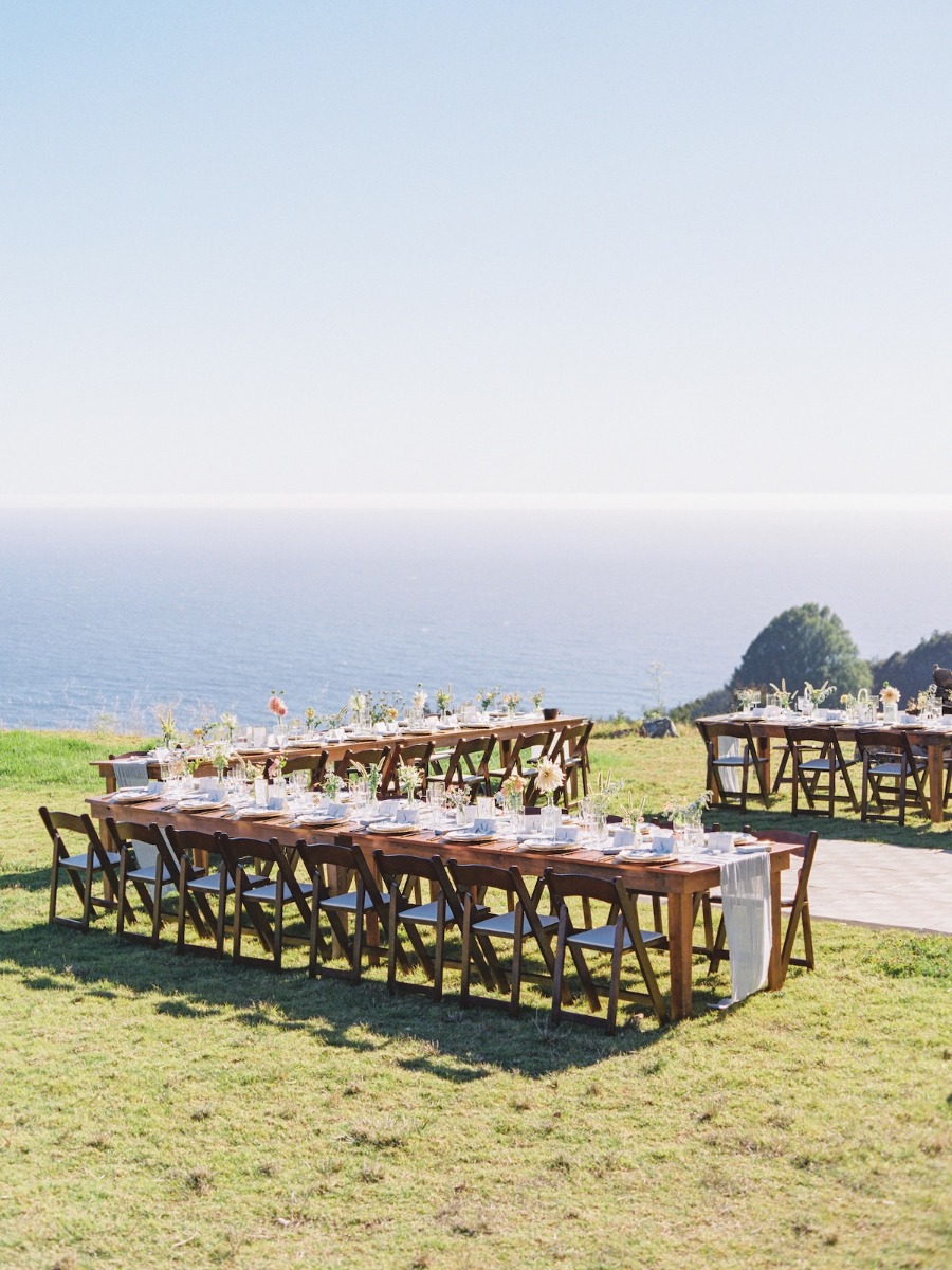 Less is More at this Ocean Front Wedding in Big Sur