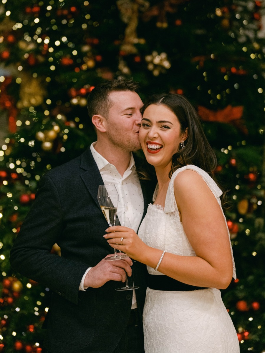 It's Beginning to Look a Lot Like a Christmas Wedding in Dublin