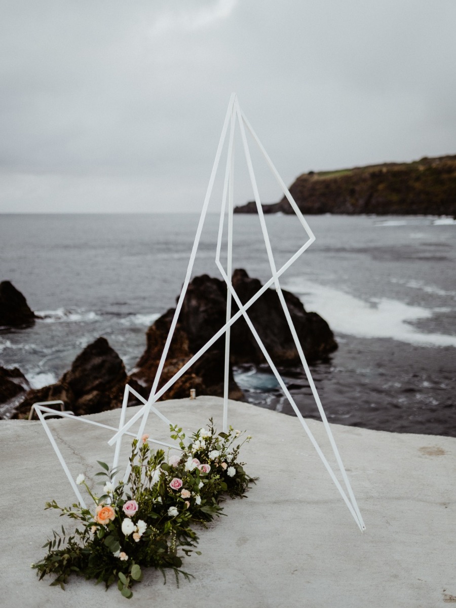 A Romantic Ocean View Elopement in the Azores Region of Portugal 
