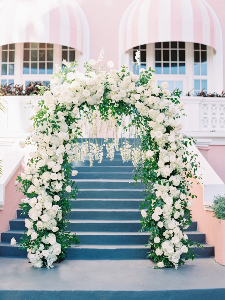 Christmas Glam Wedding at The Don Cesar Legendary Pink Palace