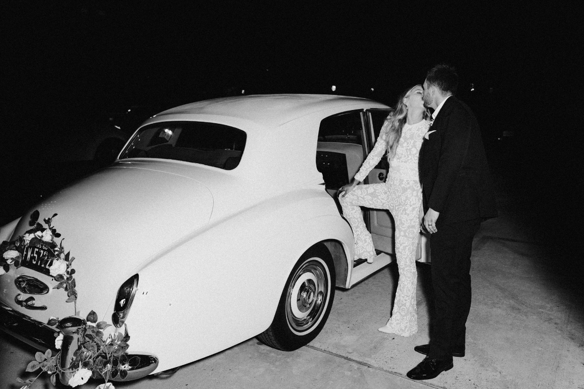 Classic car wedding rentals Texas