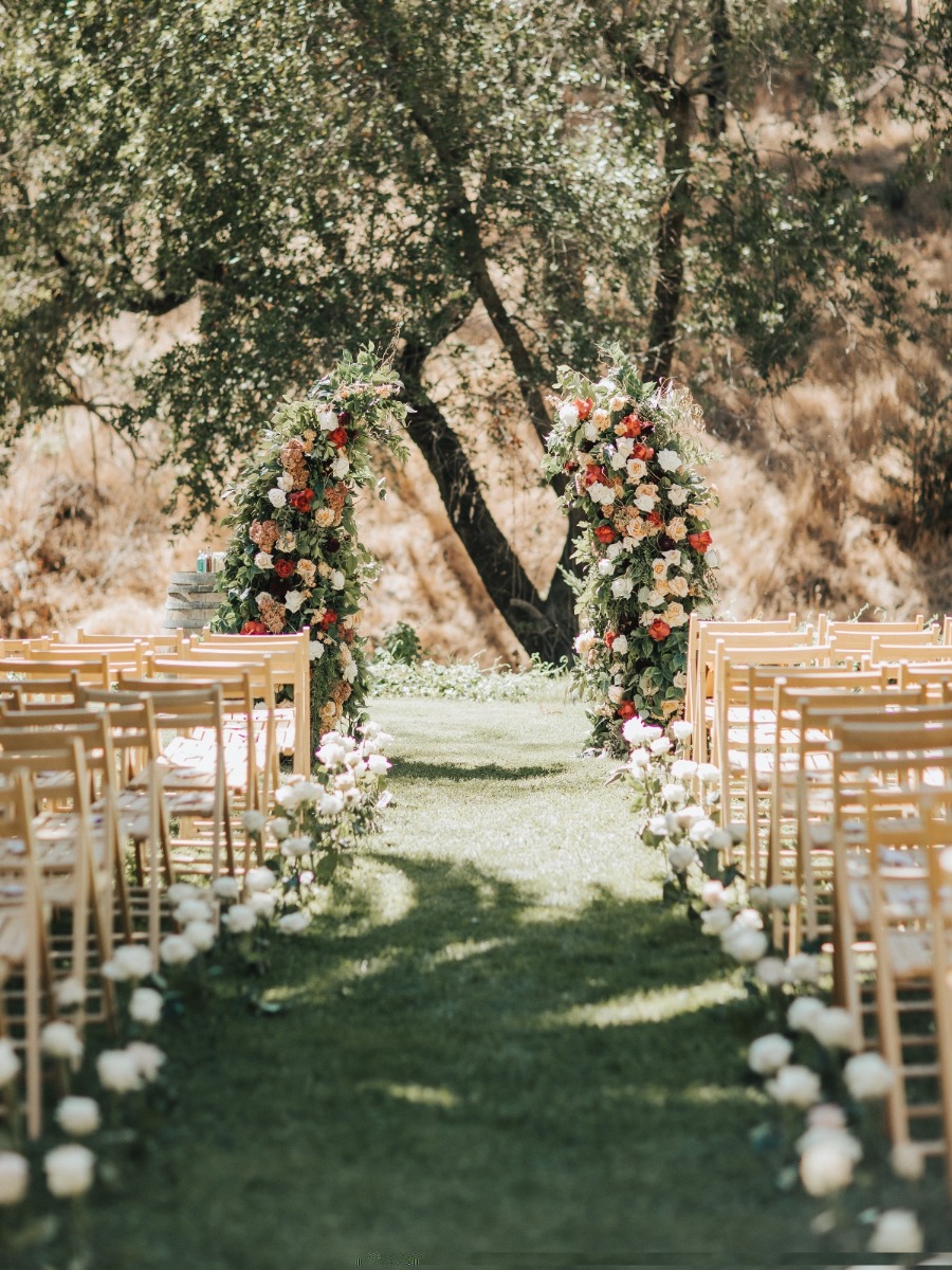 A Whimsical Summer Wedding in Wine Country for $76,000