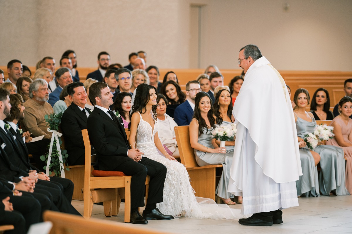 Church wedding ceremony 