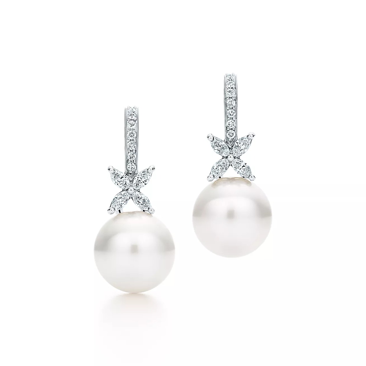 Naomi Biden's Tiffany & Co diamond and pearl earrings
