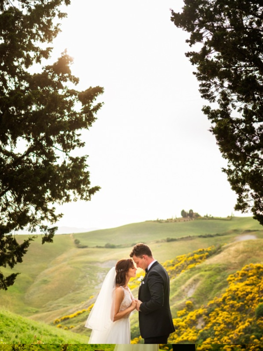 This Tuscan Wedding with a Twist Ended with a Pool Party