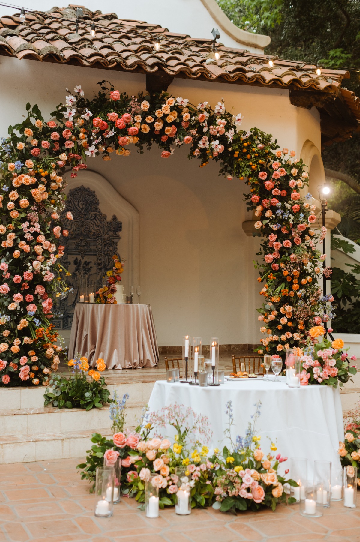 how to turn your ceremony space into your reception space