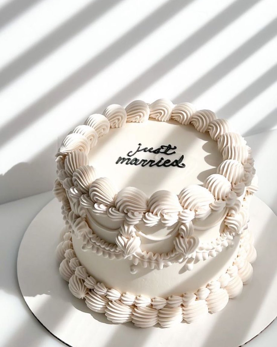 just married cake