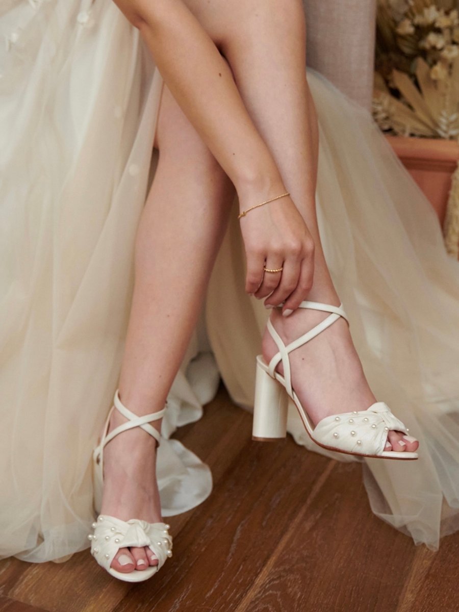 Knotted Hight Wedding Heel 