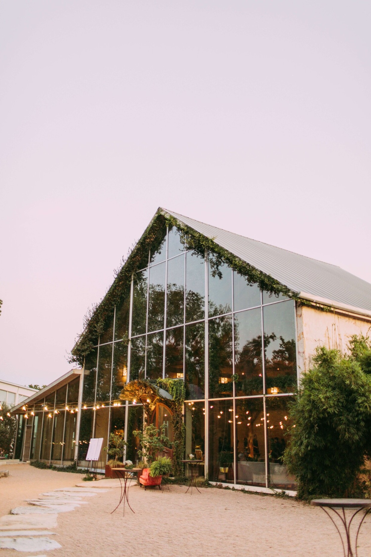 glass barn wedding venue