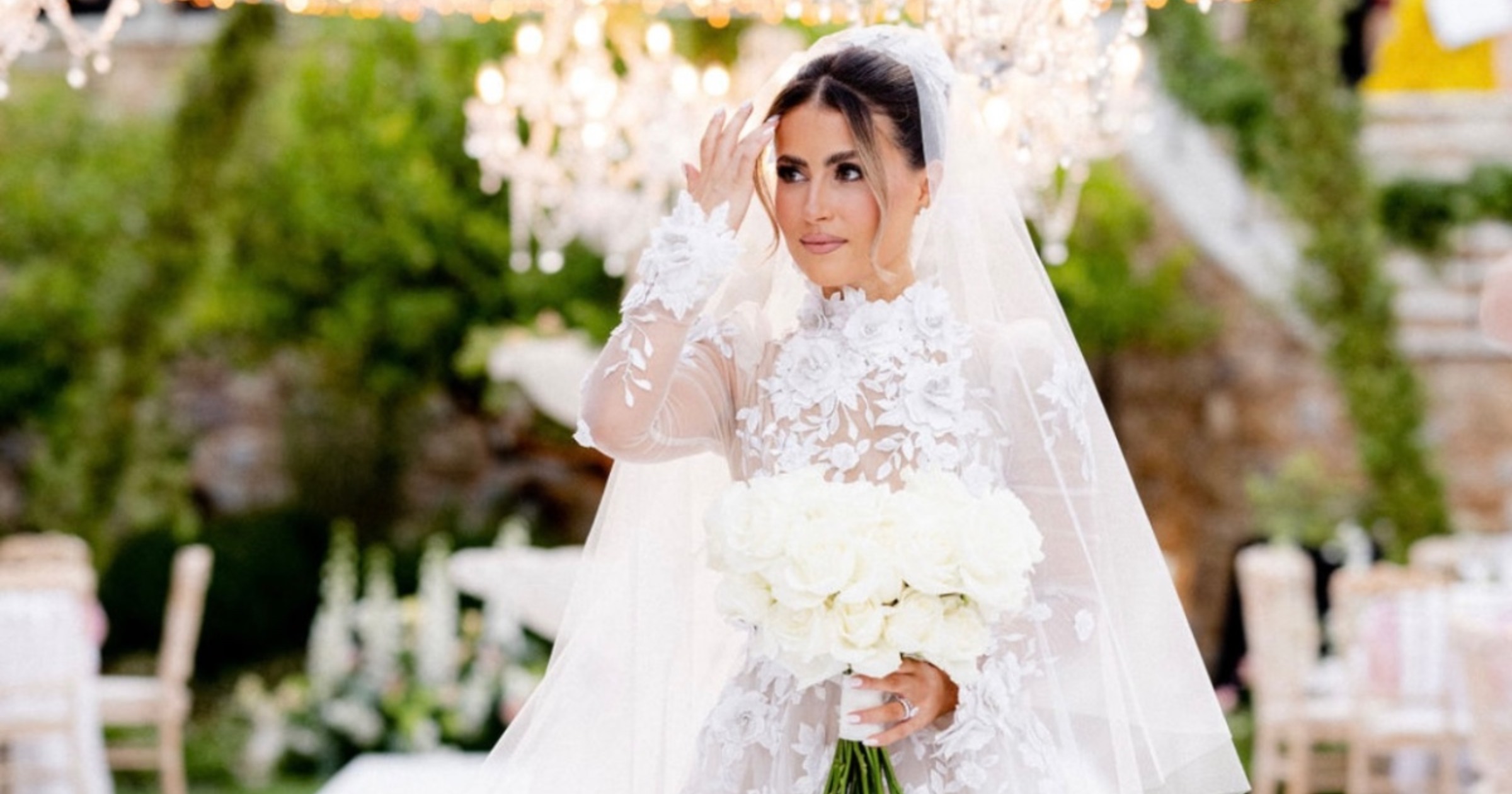 A glamorous Greek wedding that could literally be in Vogue