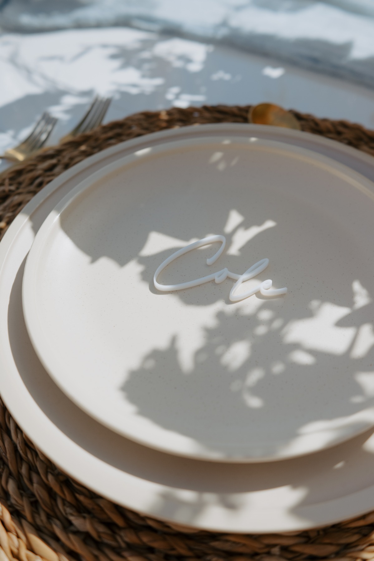 customized place settings