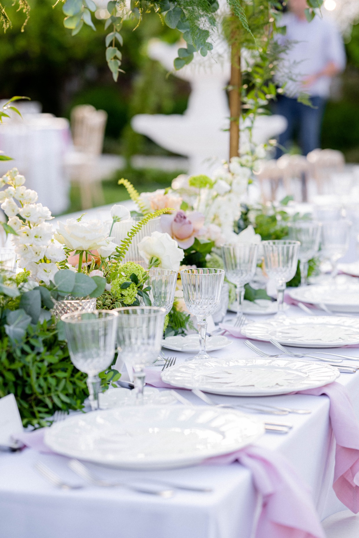 outdoor luxury wedding