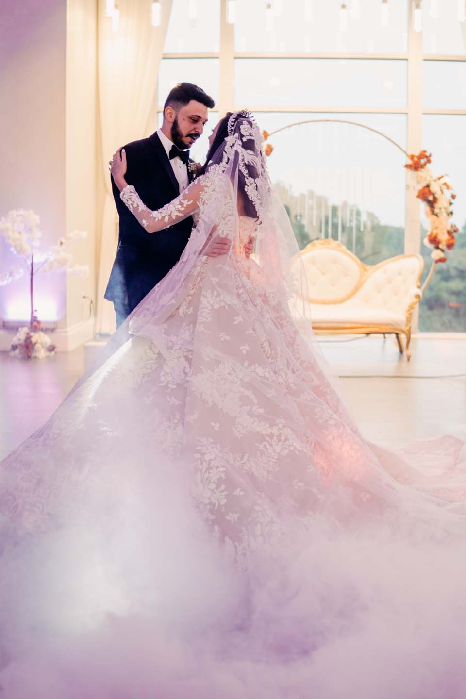 wedding dance floor fog machine