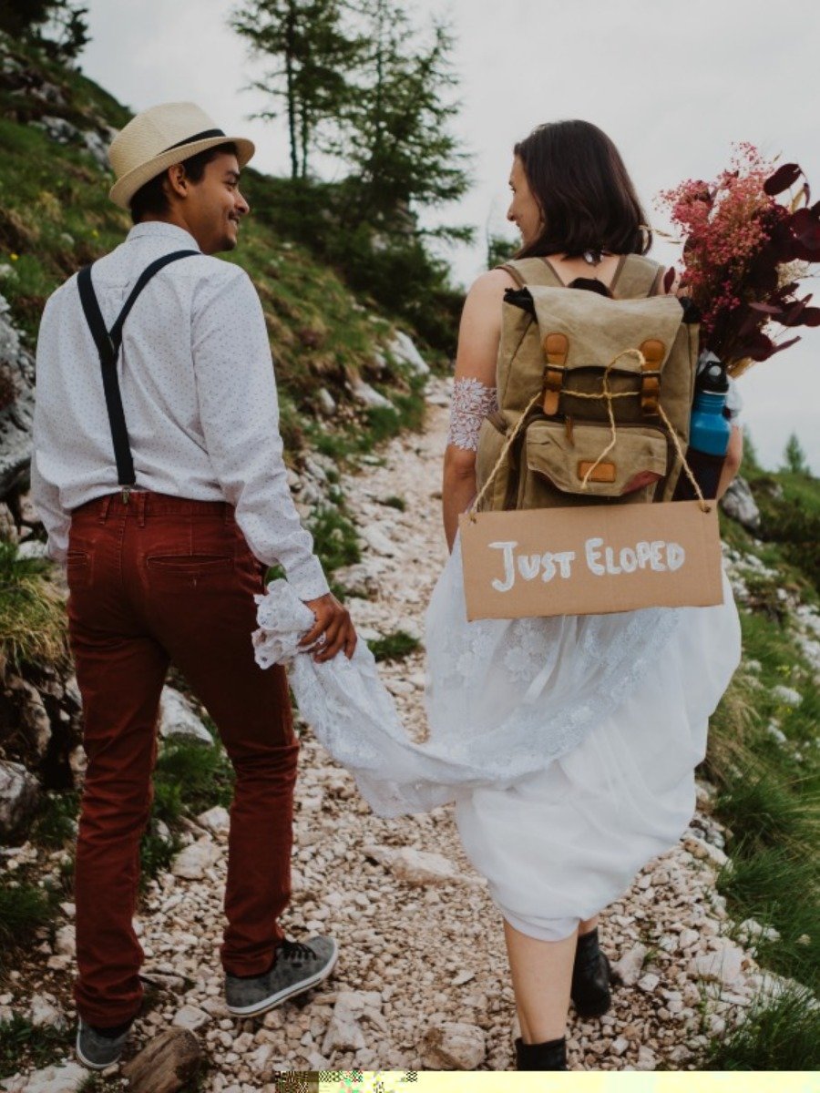 An Italian Mountain Elopement for $100 with a 