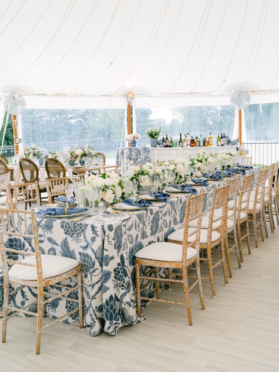 A Blue Summer Wedding With A 