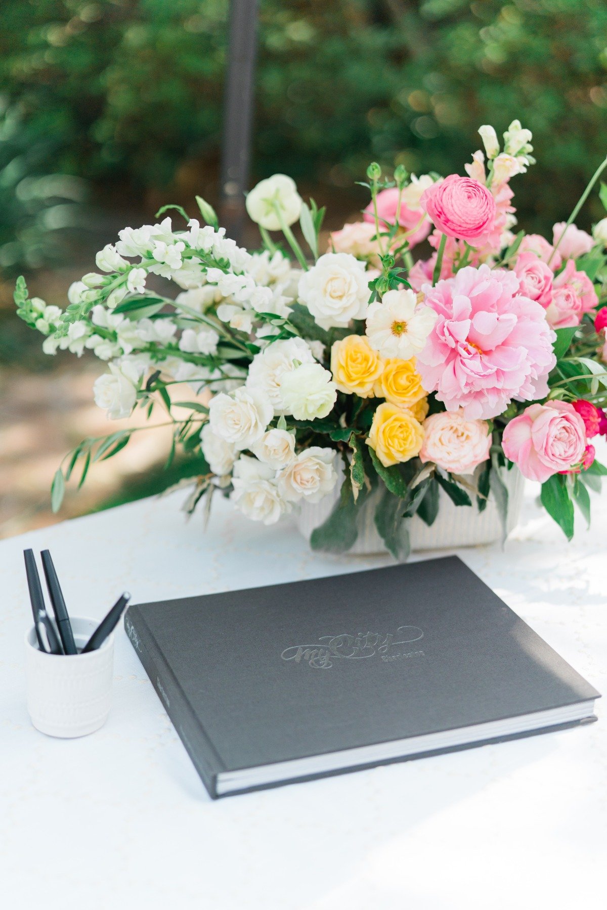 custom wedding guestbook