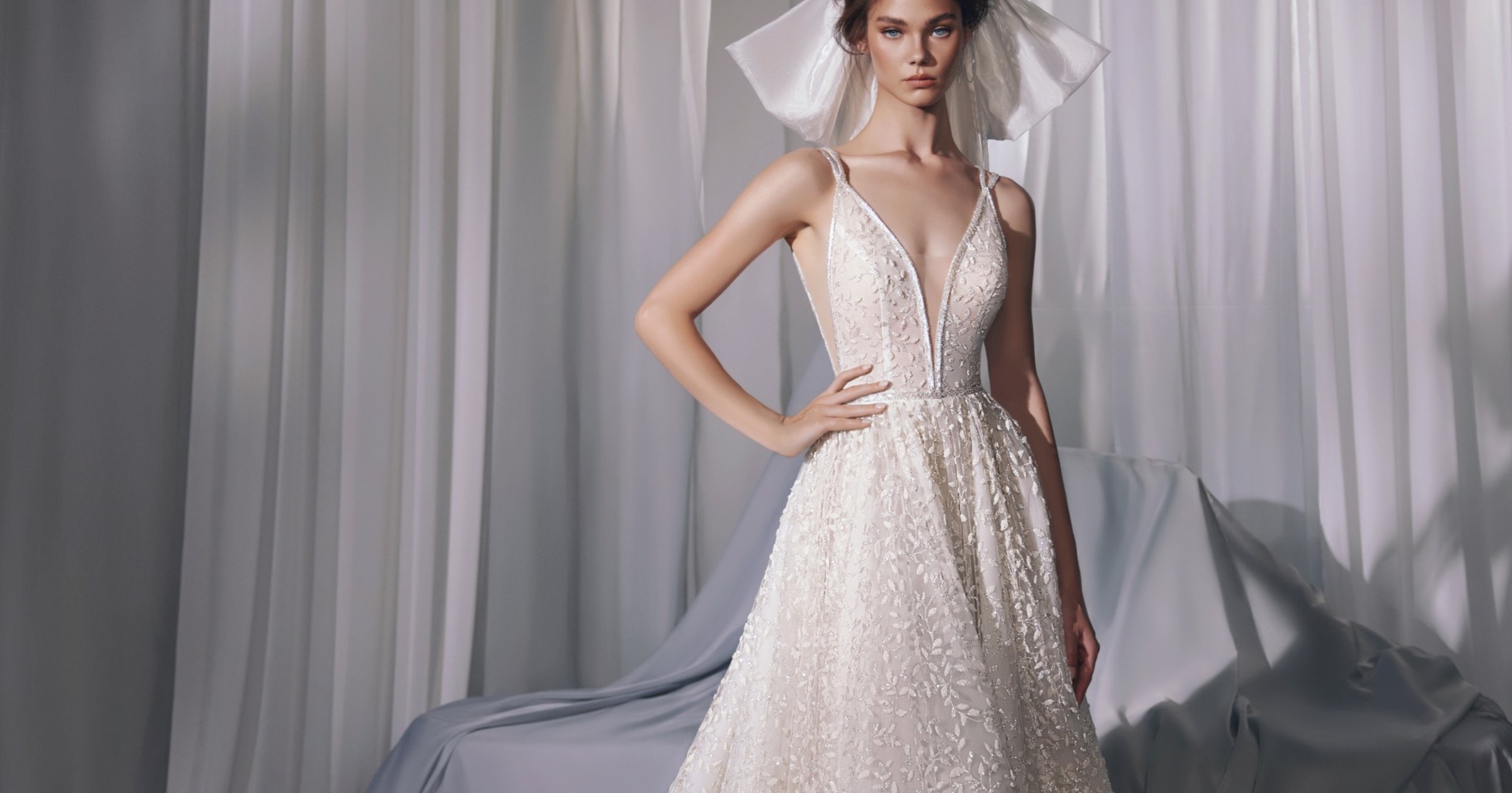 Look like a goddess with this wedding dress collection from CARFELLI