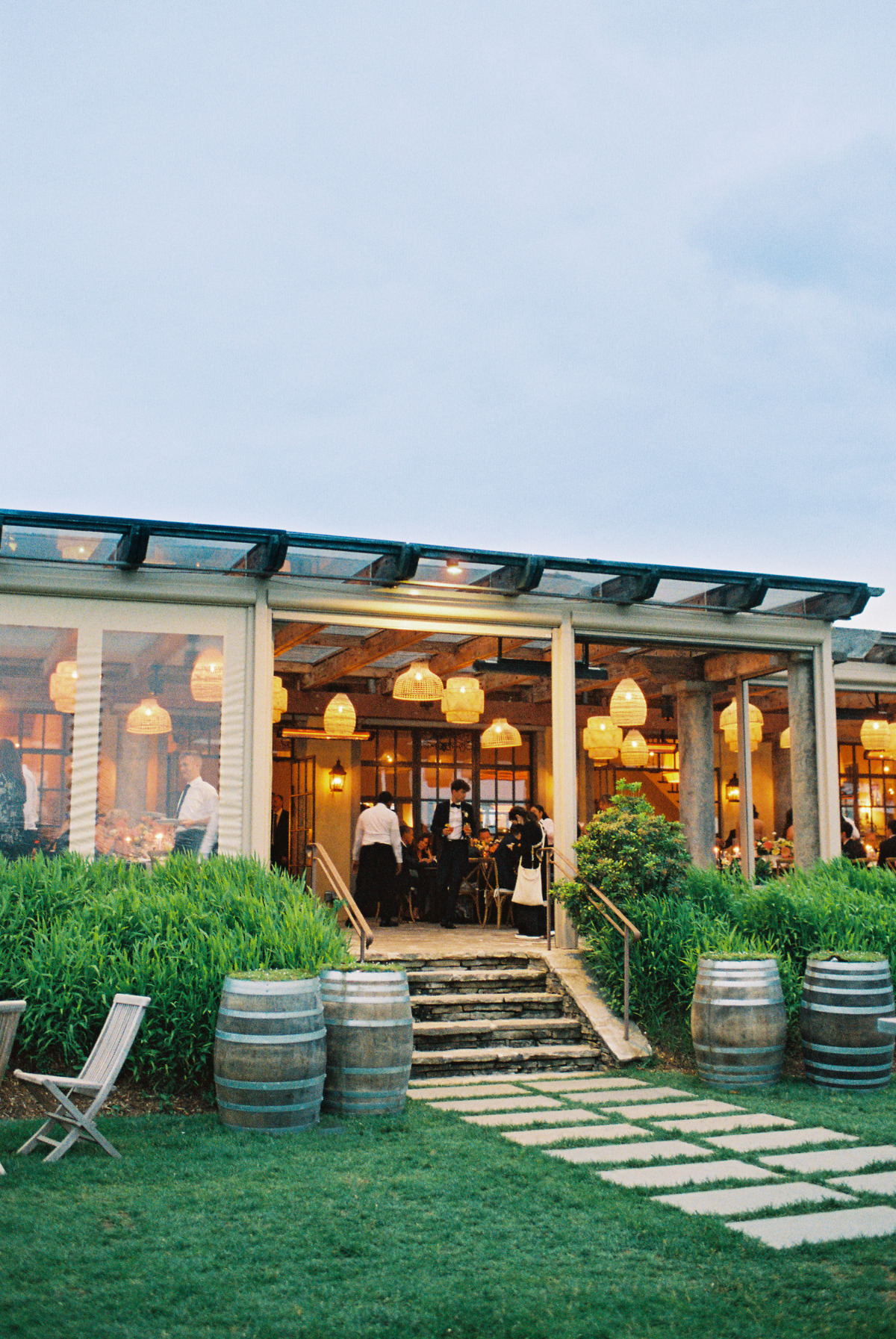 winery wedding in summer