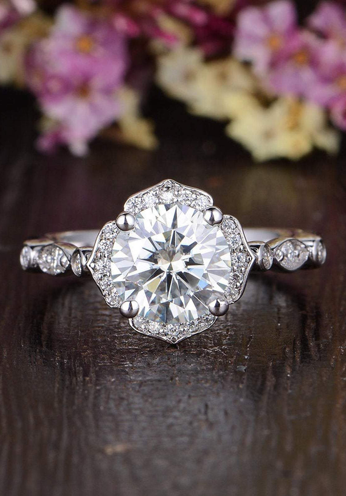 Flawless Moissanite