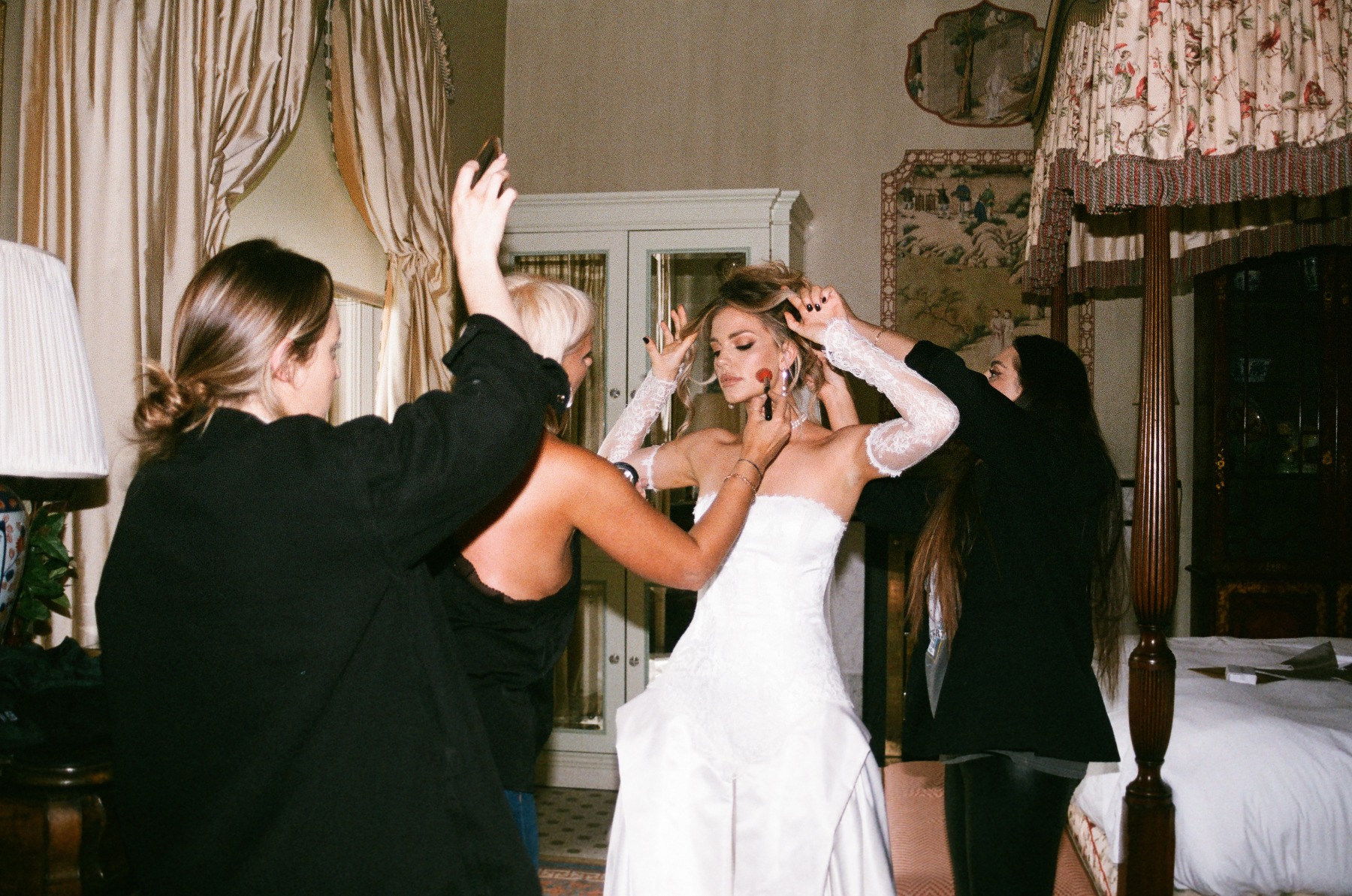 hiring a glam squad for your wedding