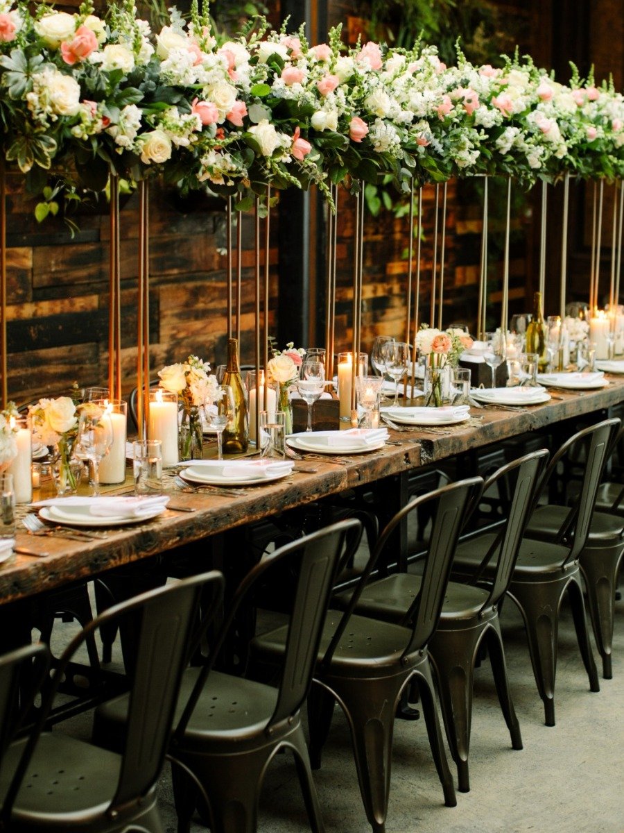 A modern, floral-focused wedding at Brooklyn Winery in NYC