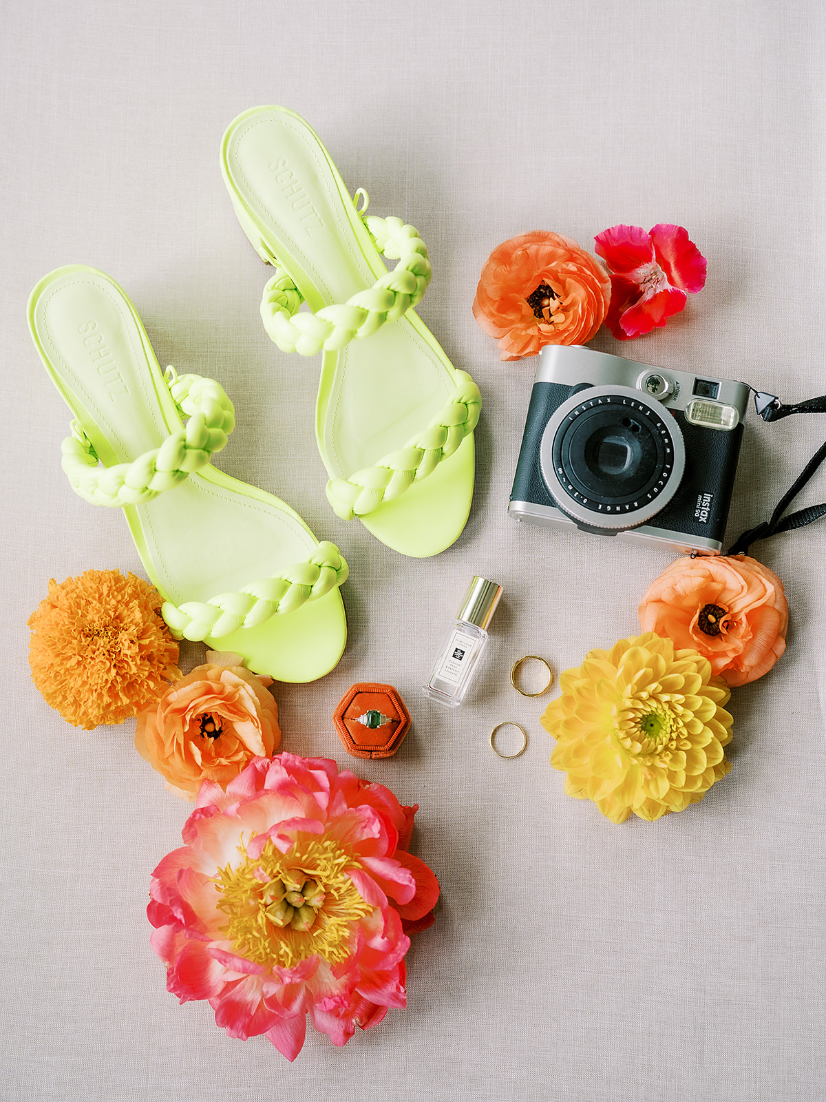 colorful wedding shoes