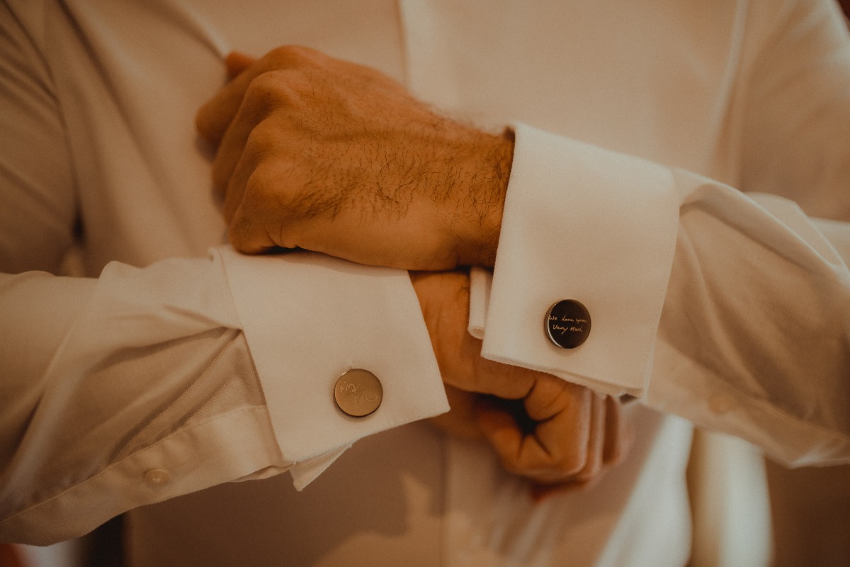 engraved wedding cufflinks