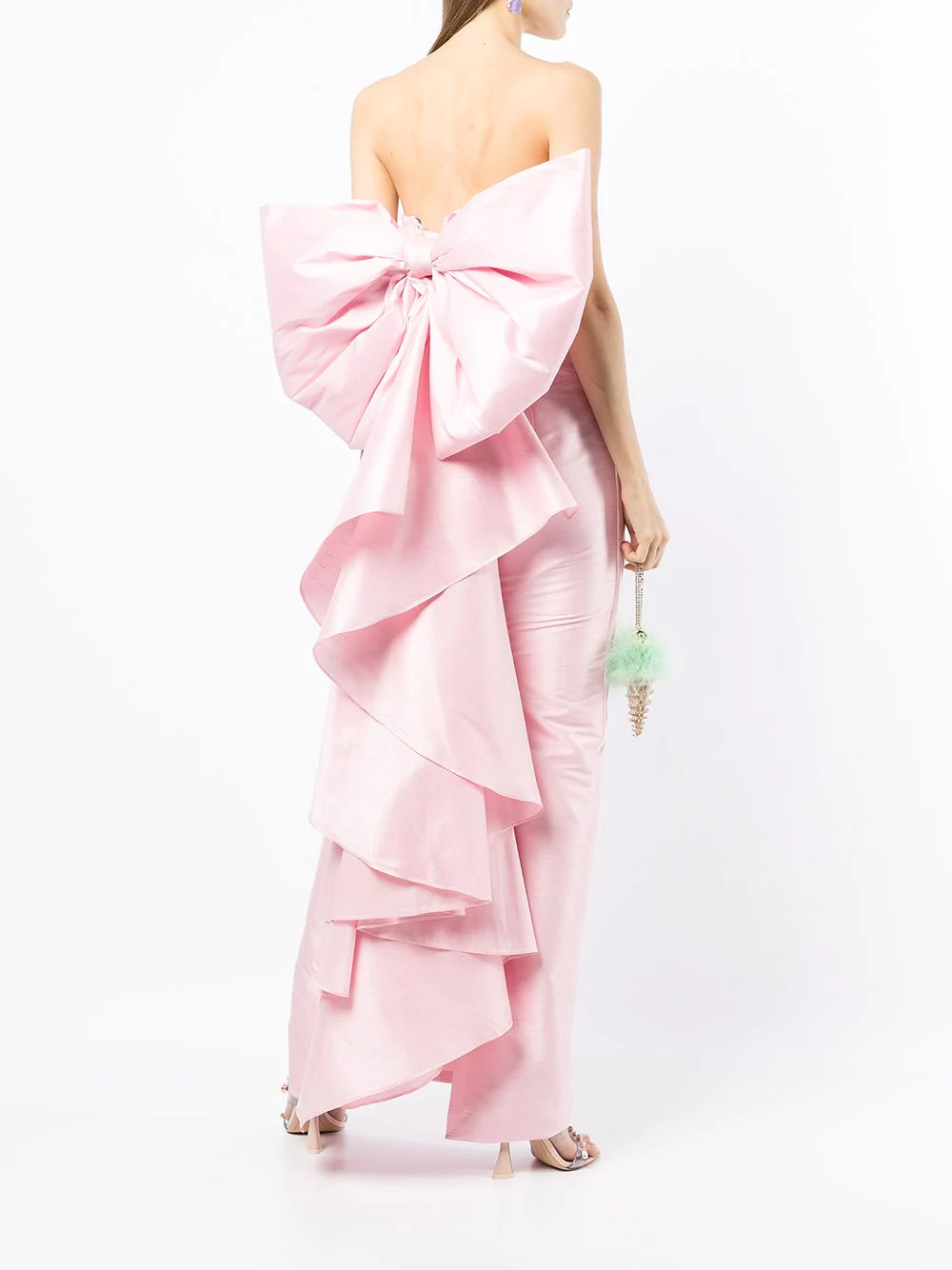 Oversize bow detail gown