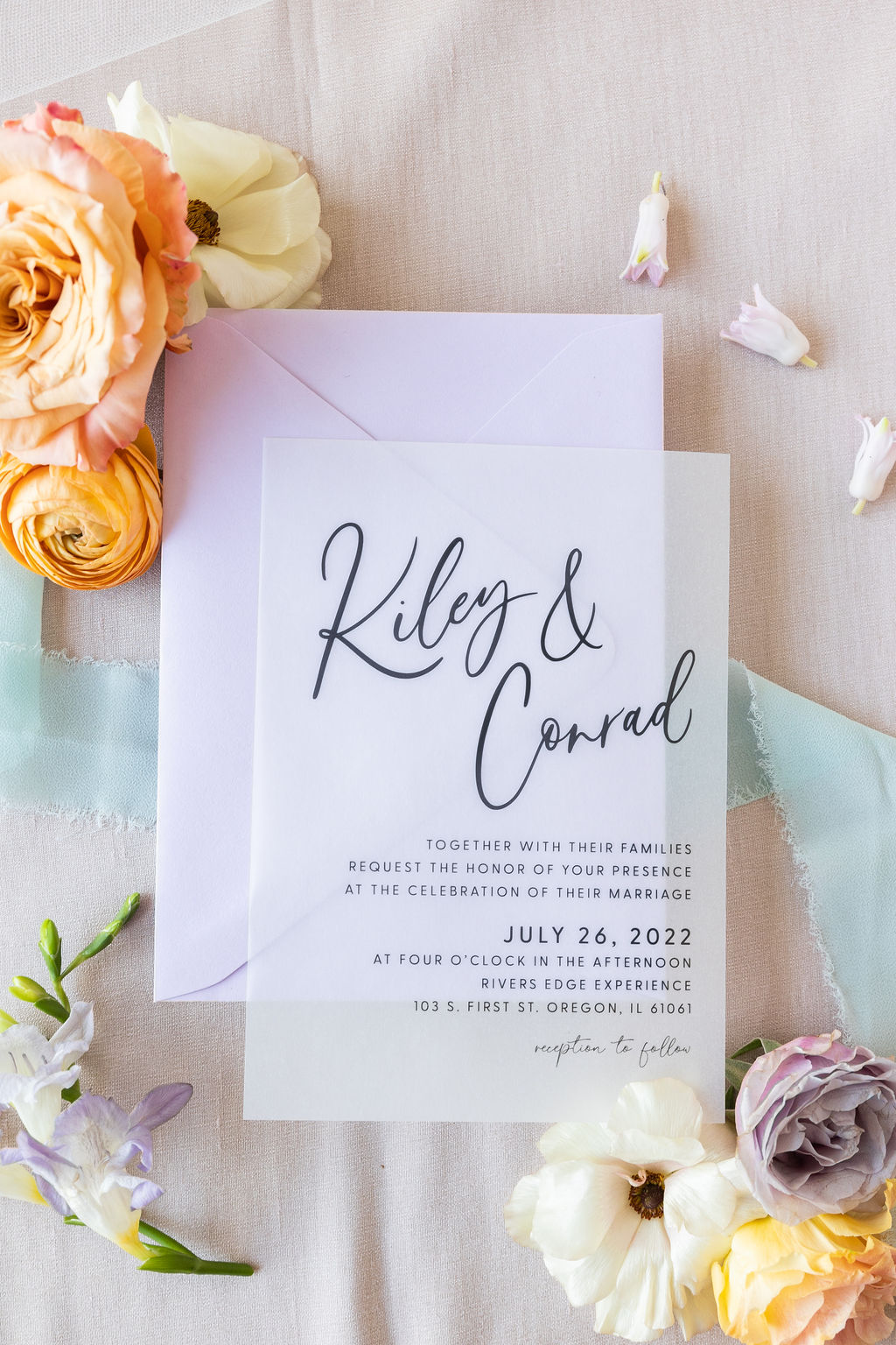 transparent wedding invitations