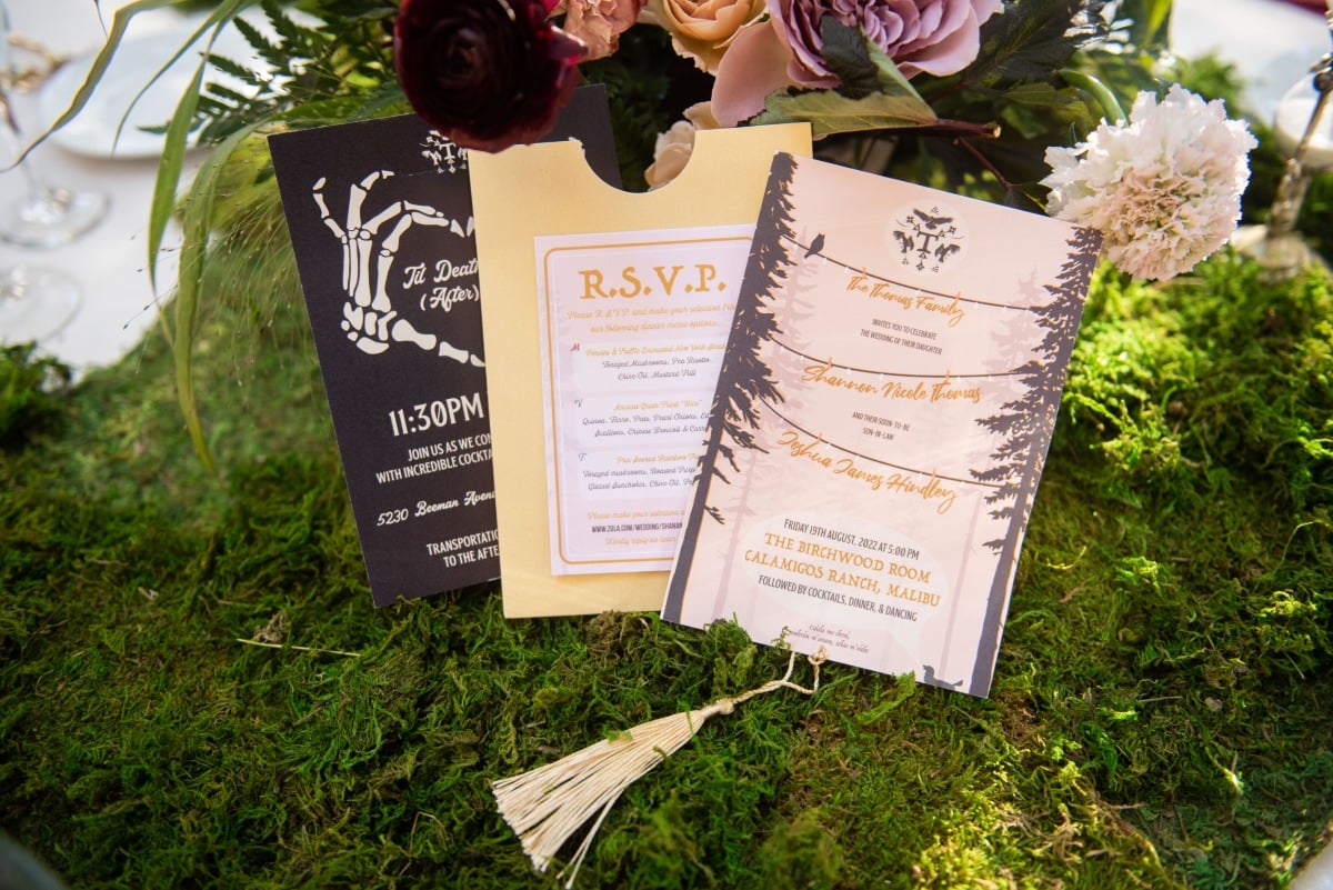 nature wedding invitations