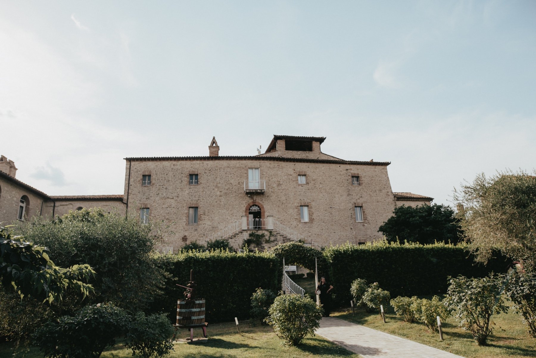 Tuscan villa wedding venue
