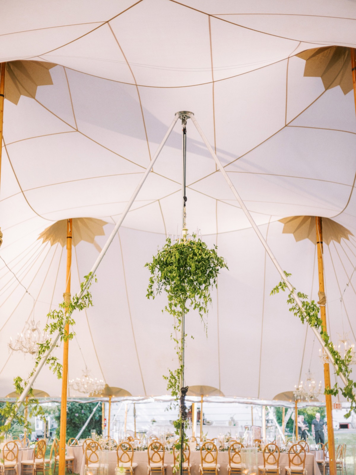 the most gorgeous wedding tent