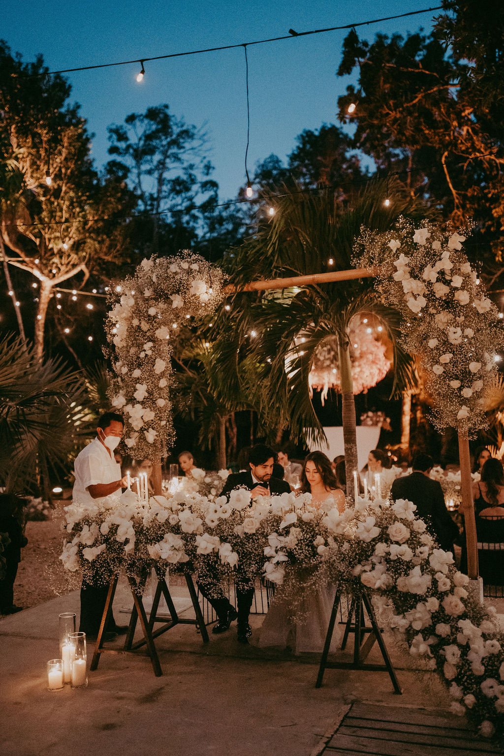twinkle light reception in Mexico