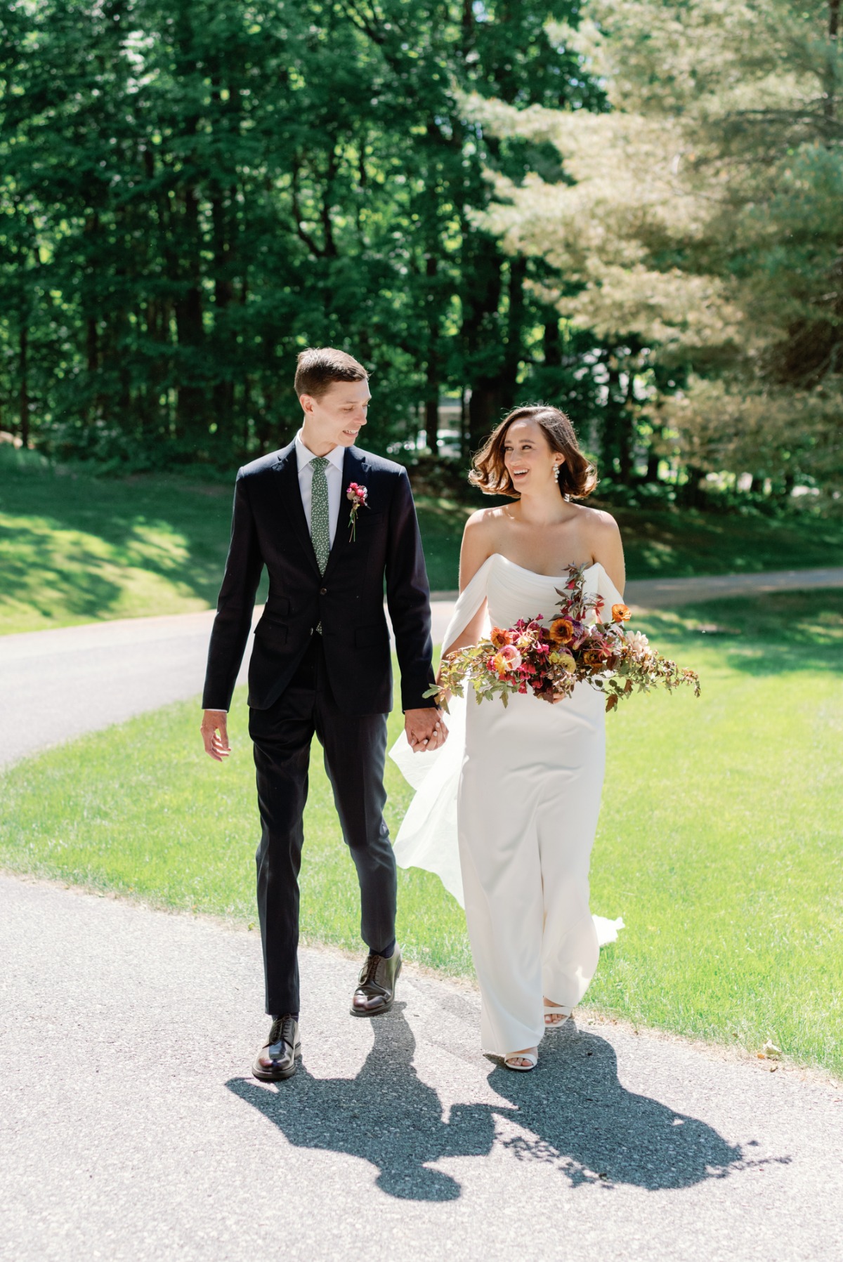 Timeless and romantic bride and groom fashion