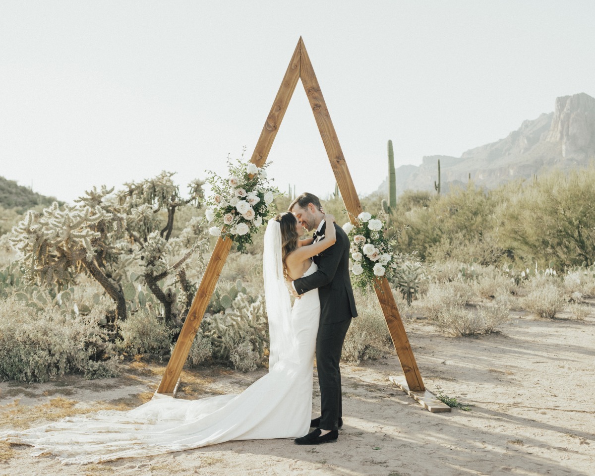 desert wedding ceremony inspiration