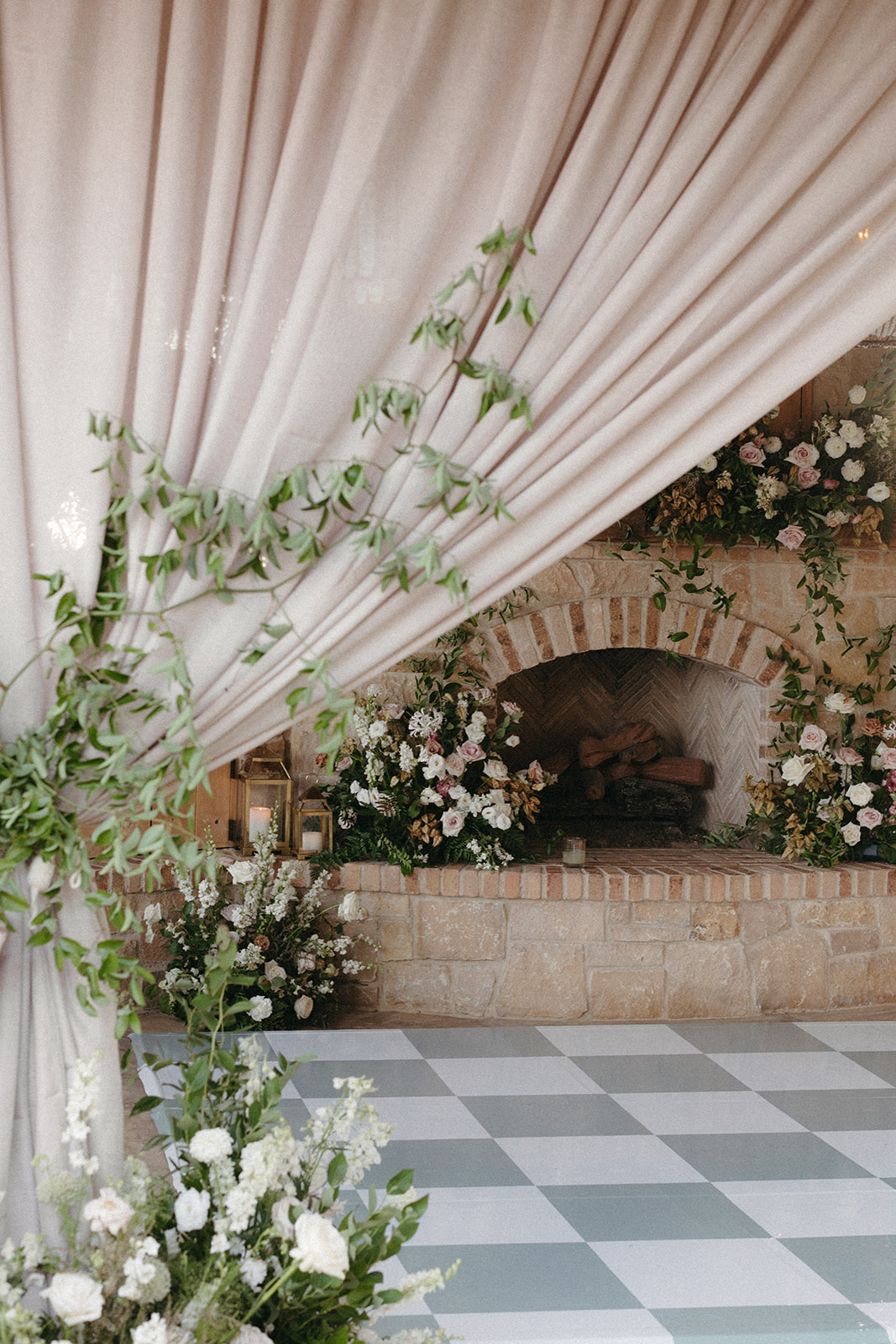 Tuscan-inspired backyard wedding