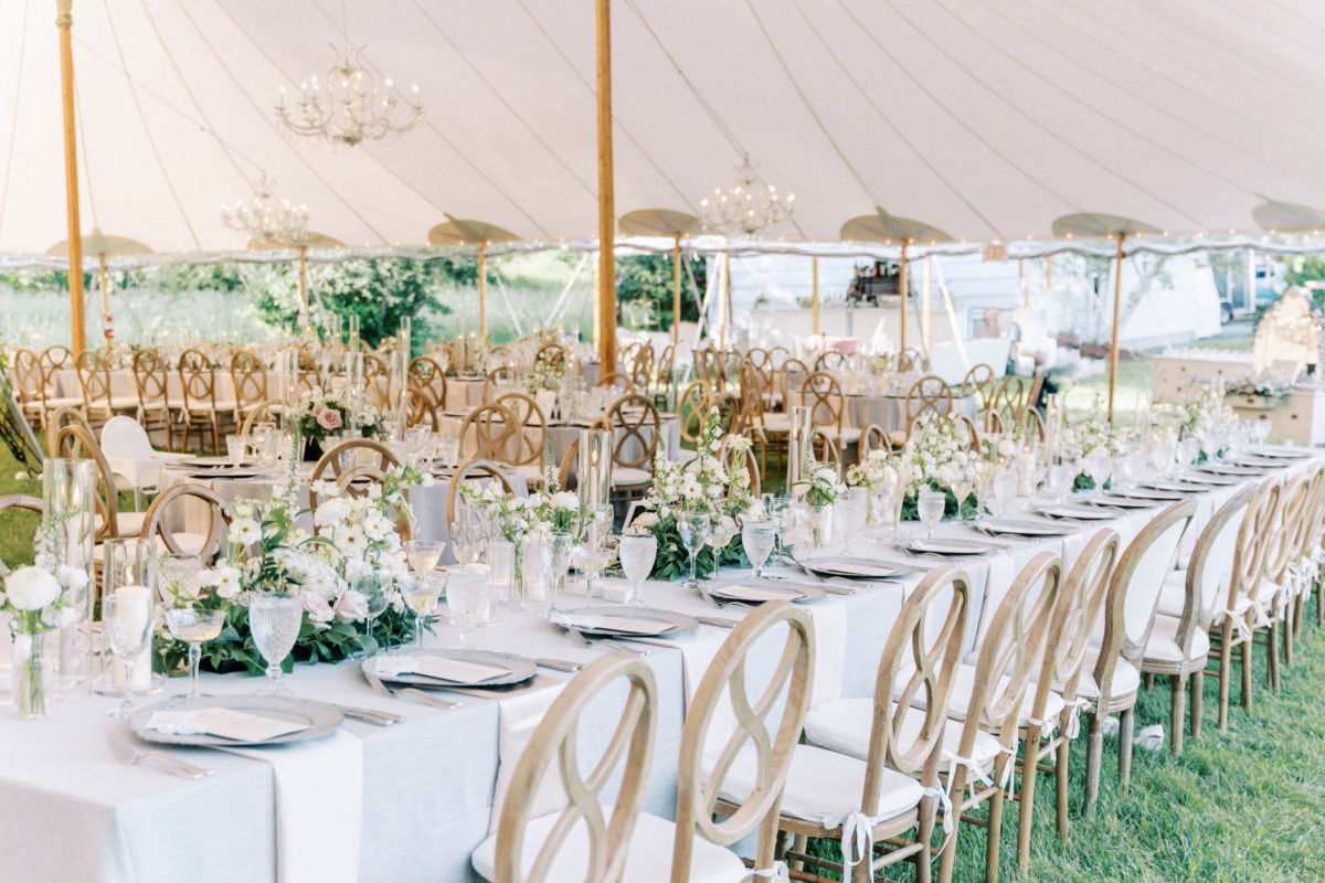 lovely tented reception ideas