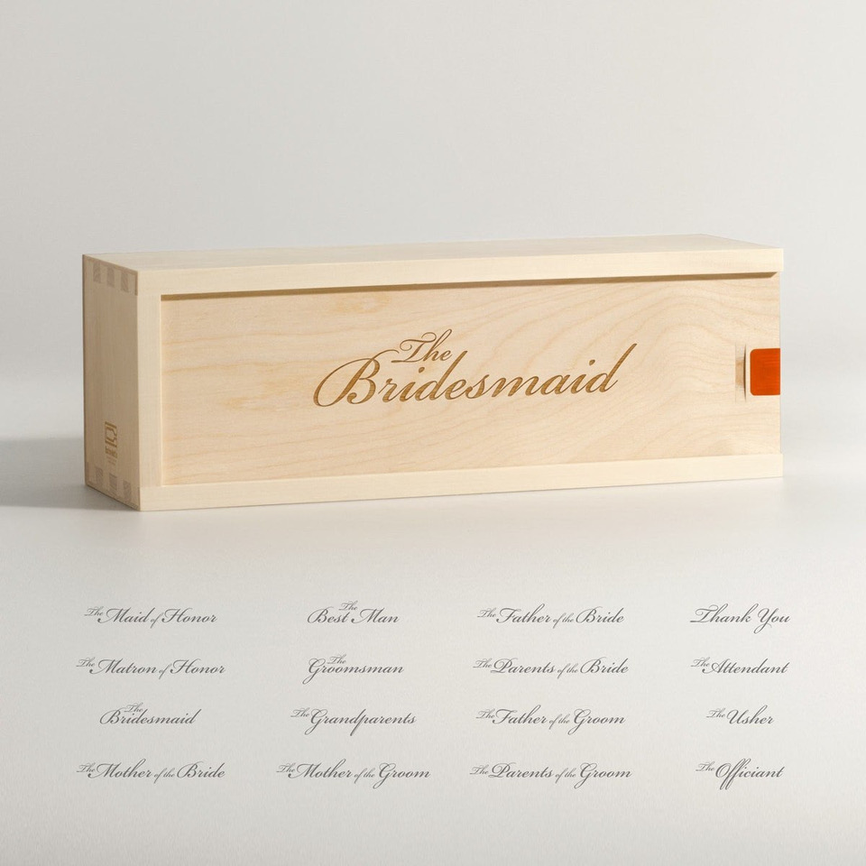 Elegant wooden gift boxes