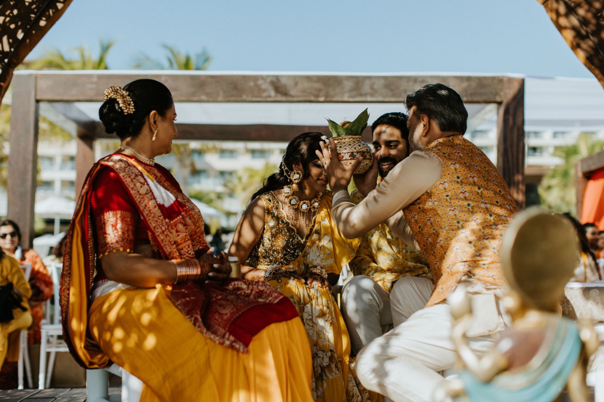 Hindu destination wedding ceremony