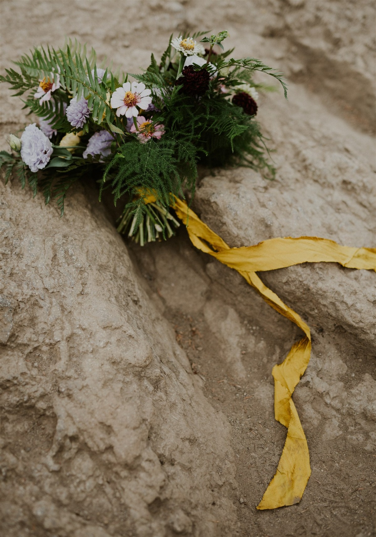 wedding bouquets with ferns