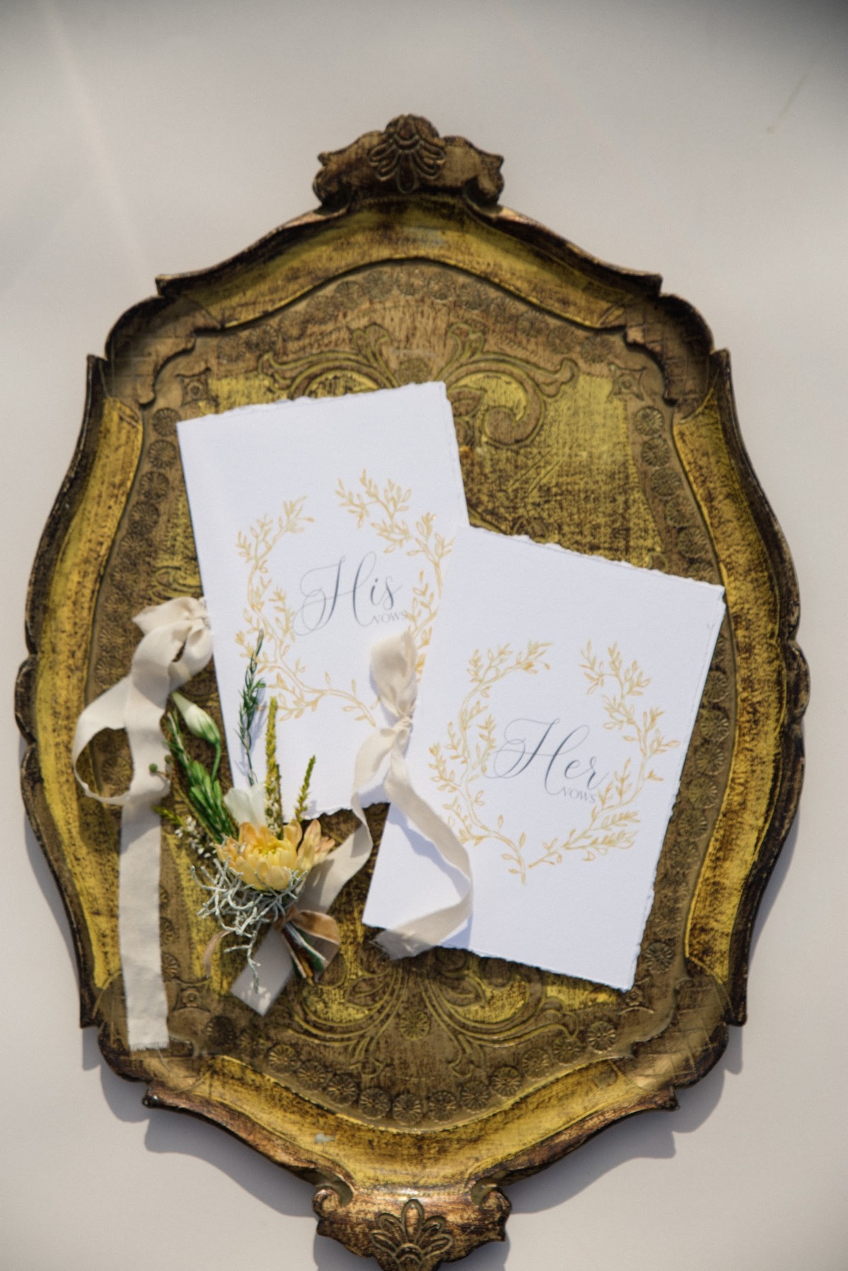 custom wedding vow booklets