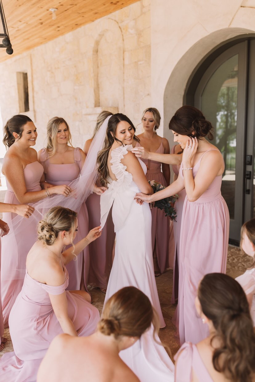 Real wedding Leading Ladies LA bridesmaids