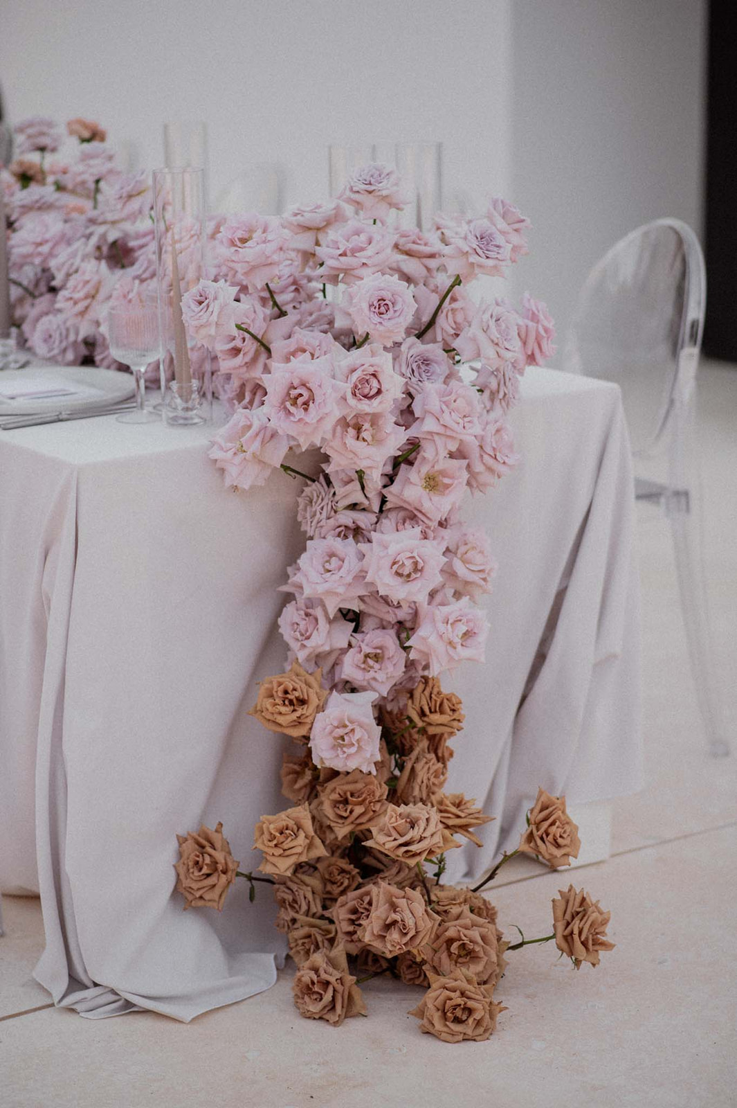 ombre wedding flowers