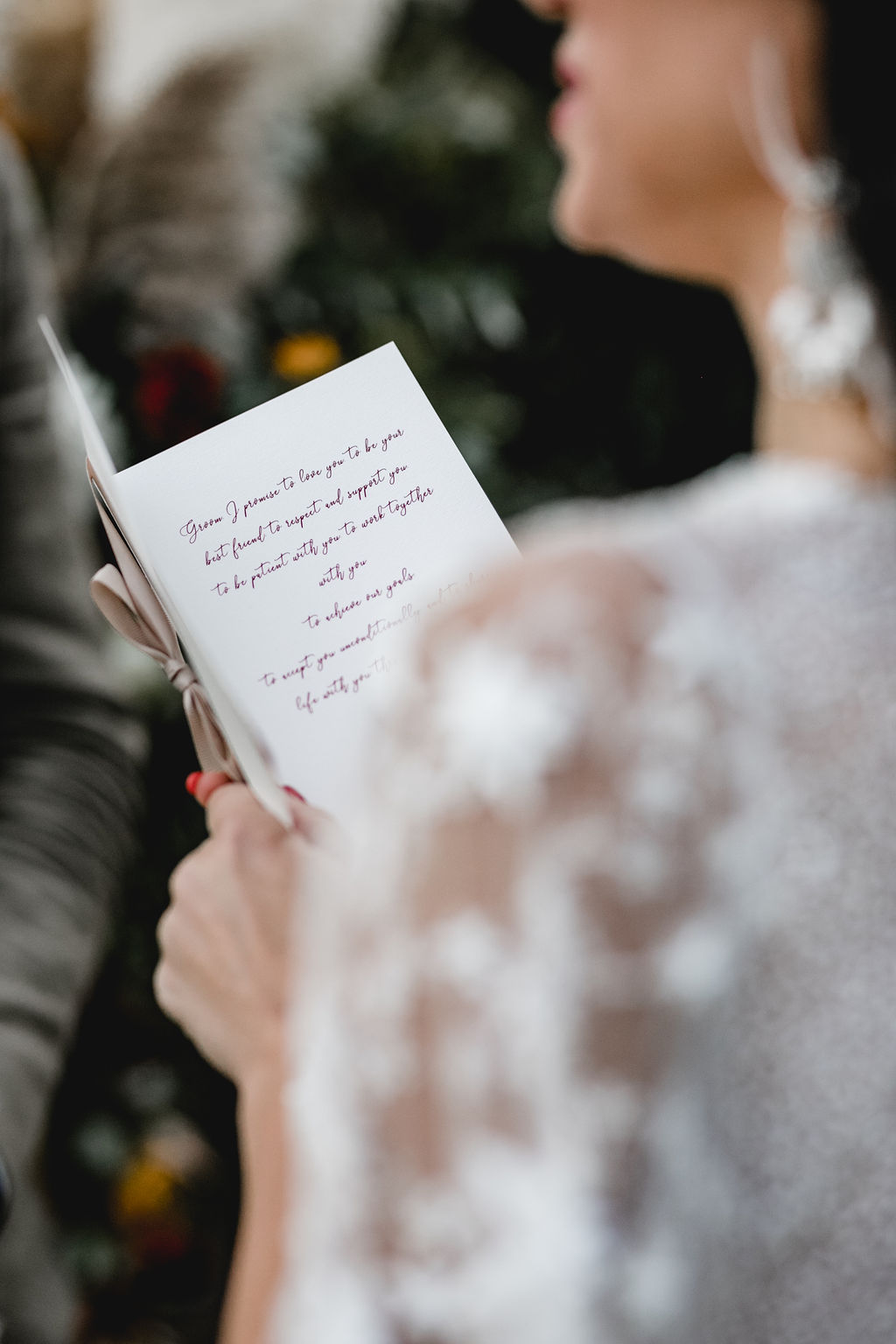 custom pre-wedding letter