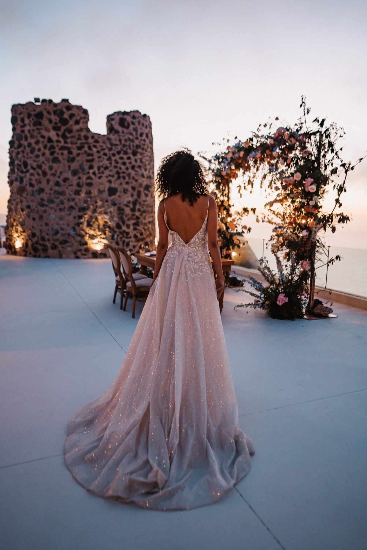 sparkly wedding dress