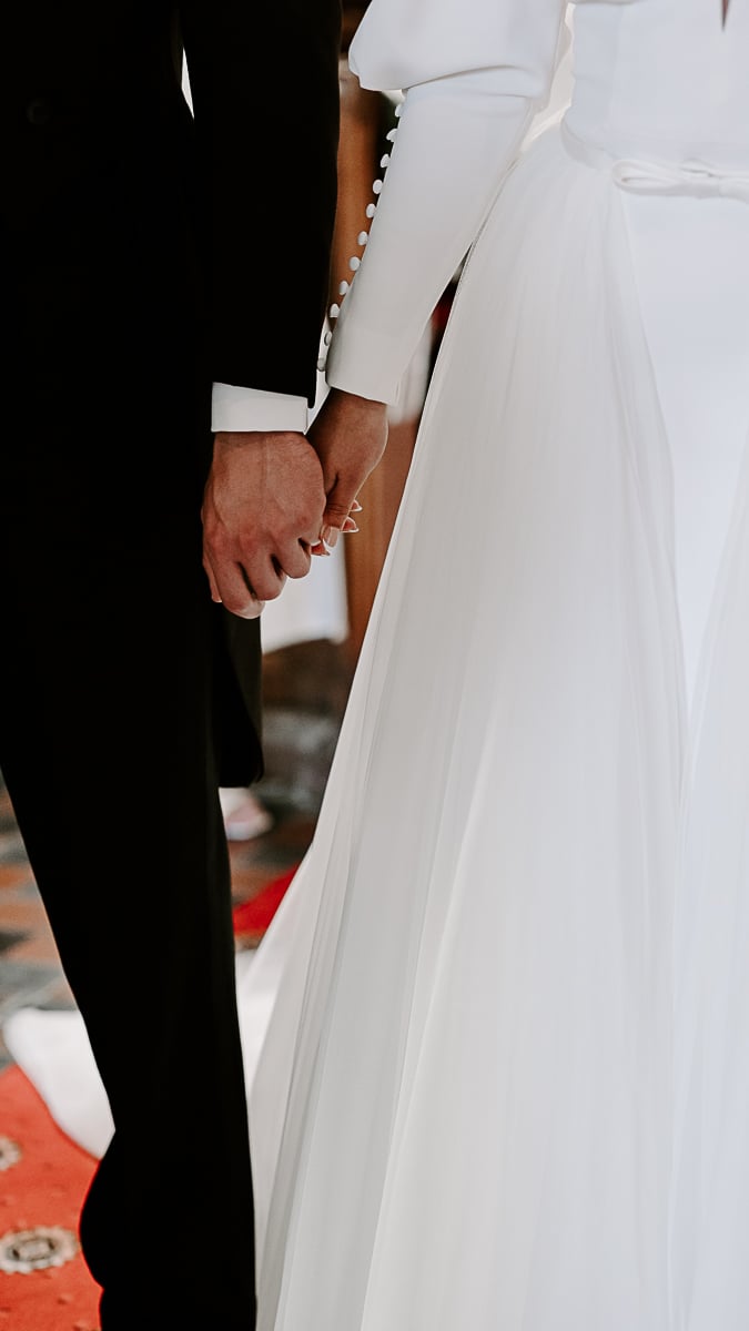 long sleeve wedding gown