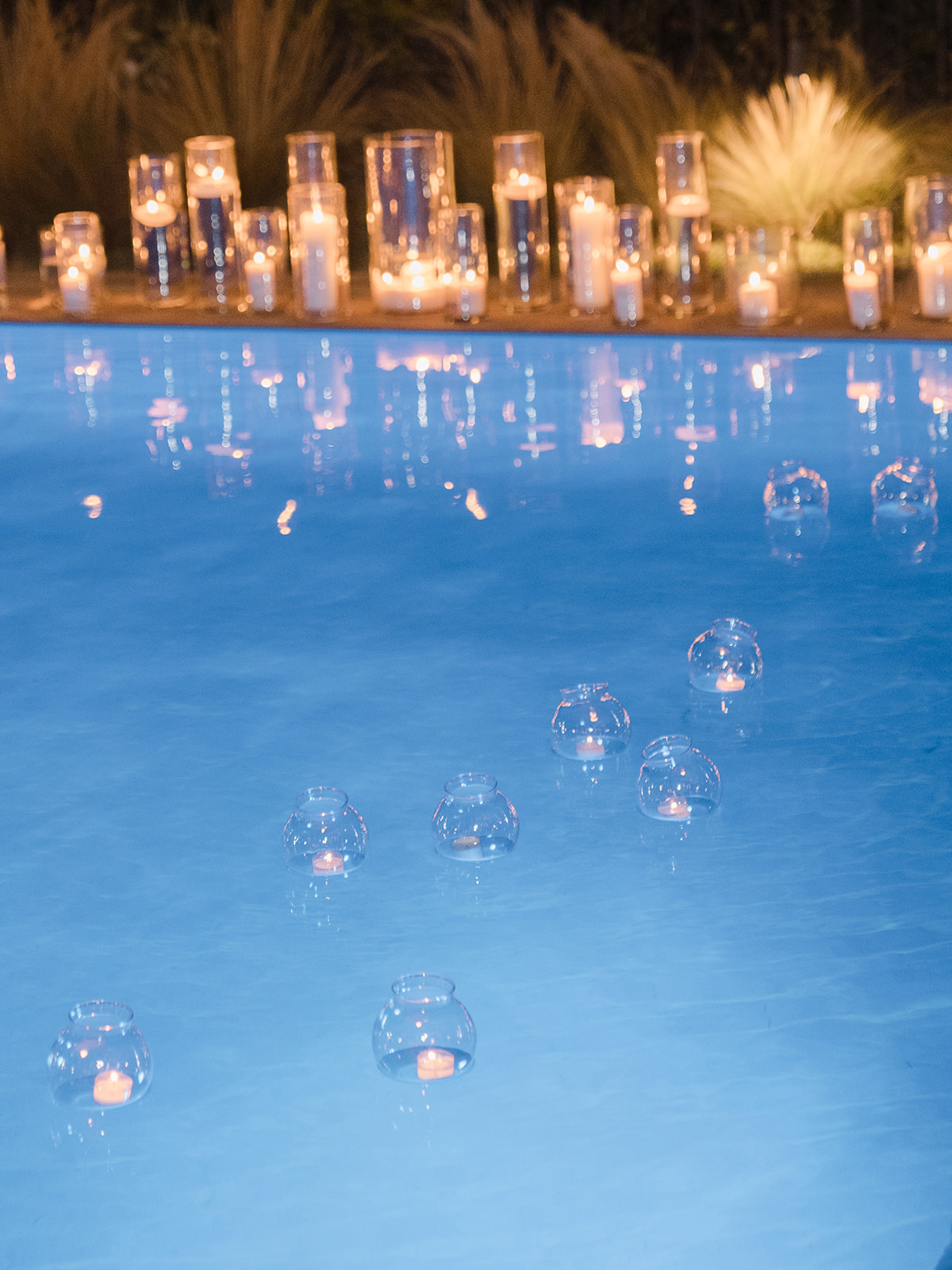 floating candles for pool