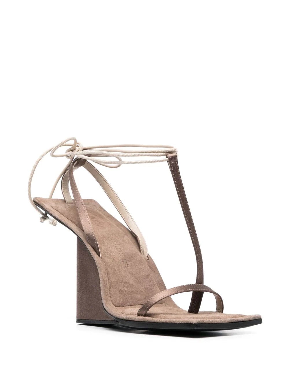 strappy wedge sandals for outdoor wedding