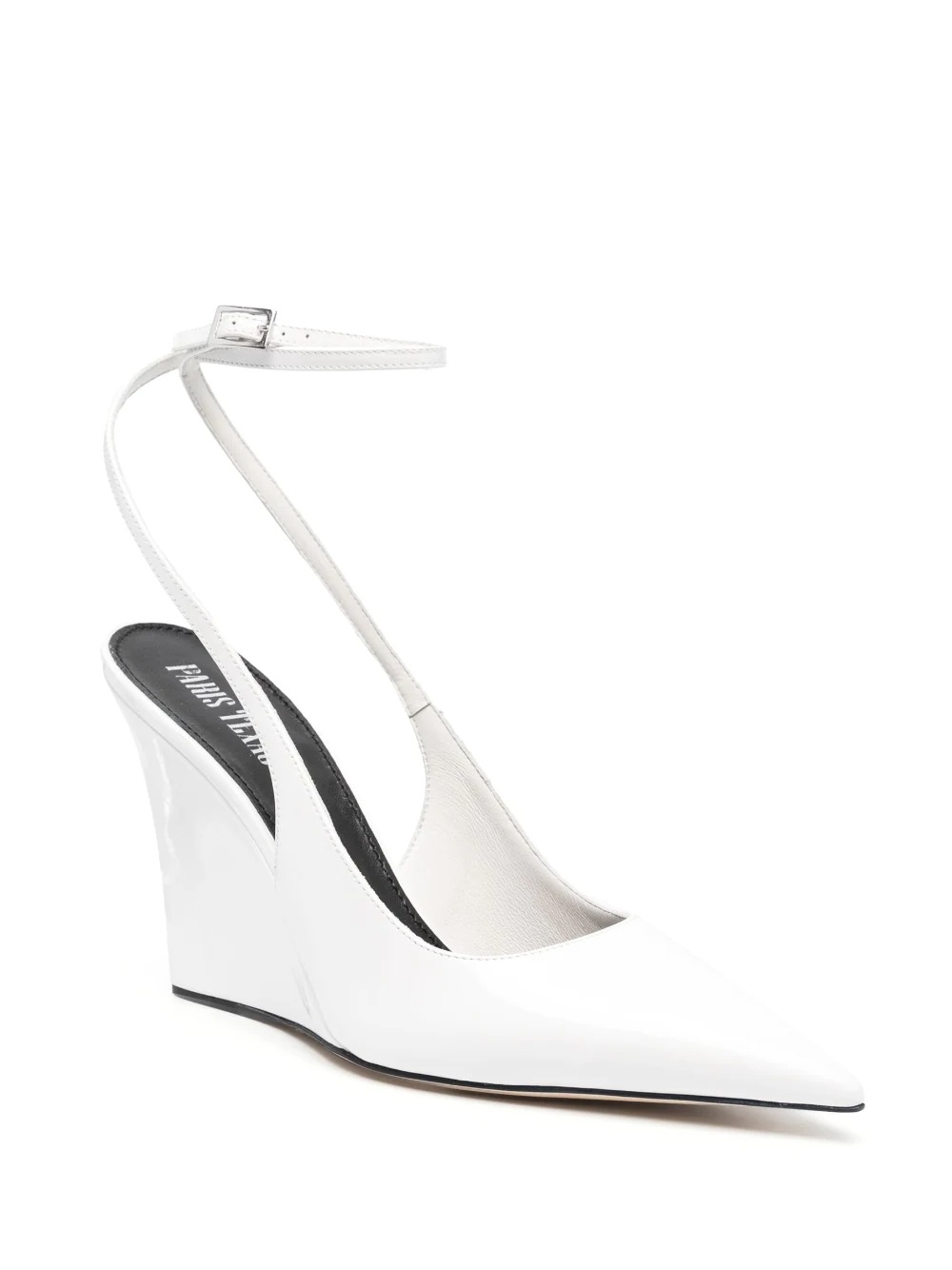 white pump wedges for outdoor wedding