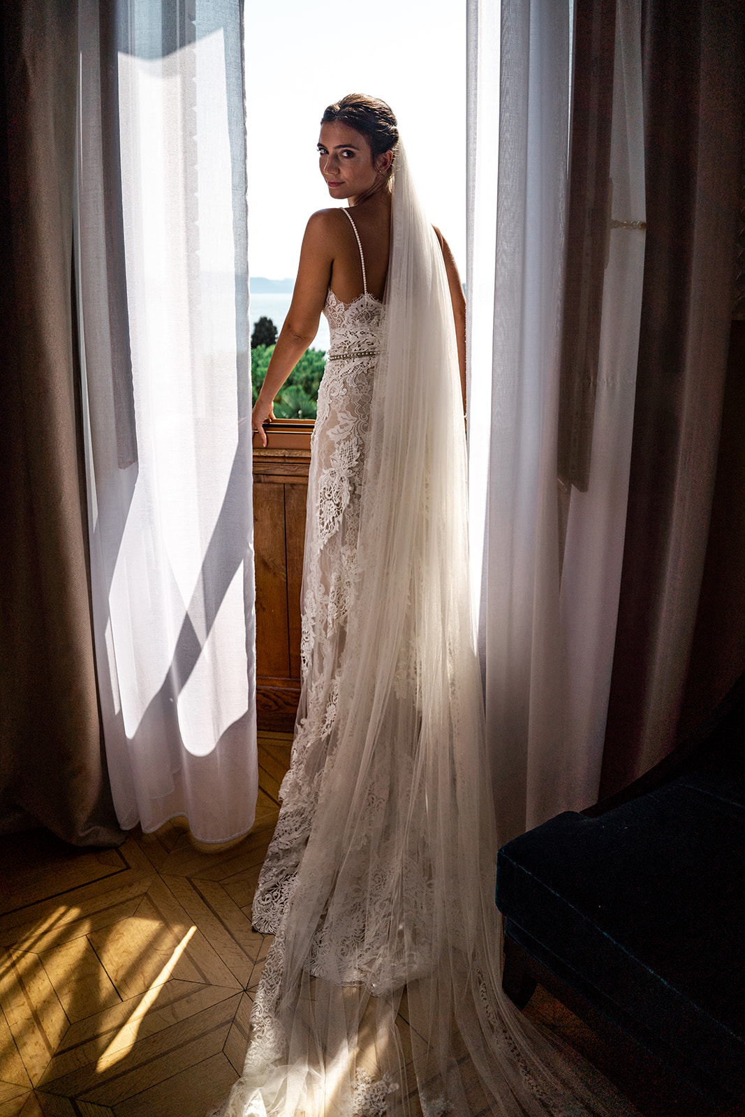 Designer Italian wedding gown 